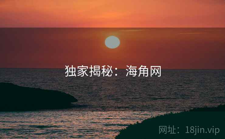 独家揭秘:海角网