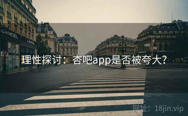 理性探讨:杏吧app是否被夸大?